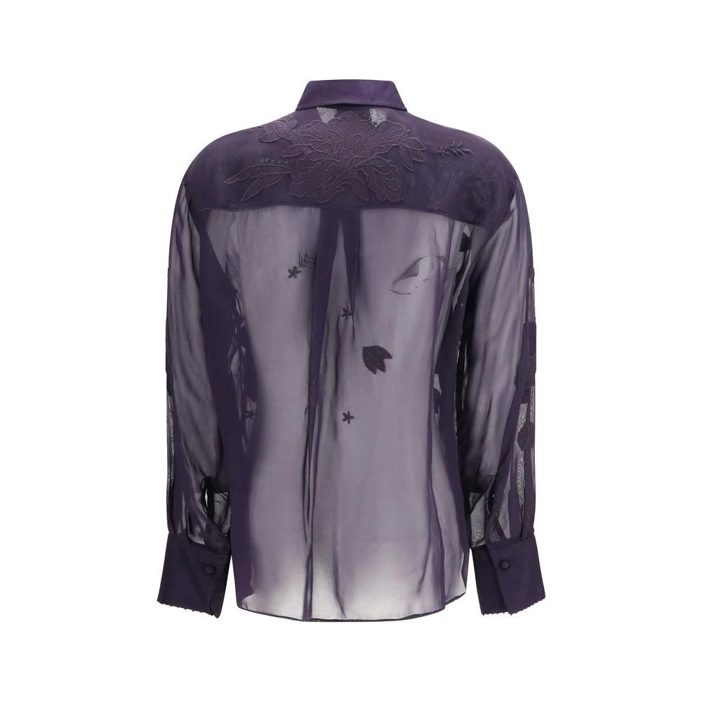 Forte_Forte Sample Sale Forte_Forte Blue Viscose Blouse - | Designer outlet