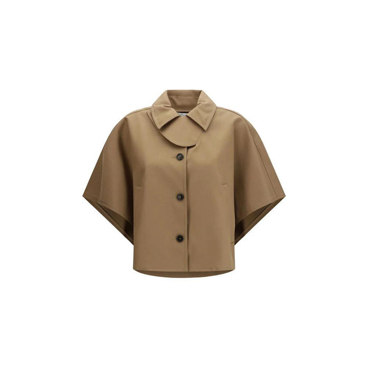 Max Mara Sample Sale Max Mara Brown Cotton Coat - | Designer outlet