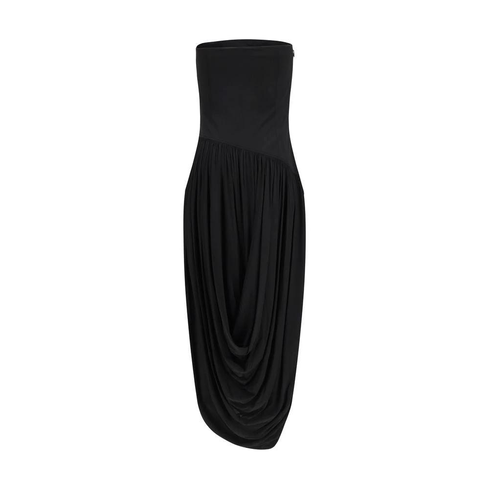 Ferragamo Sample Sale Ferragamo Black Viscose Cocktail Dress - | Designer outlet