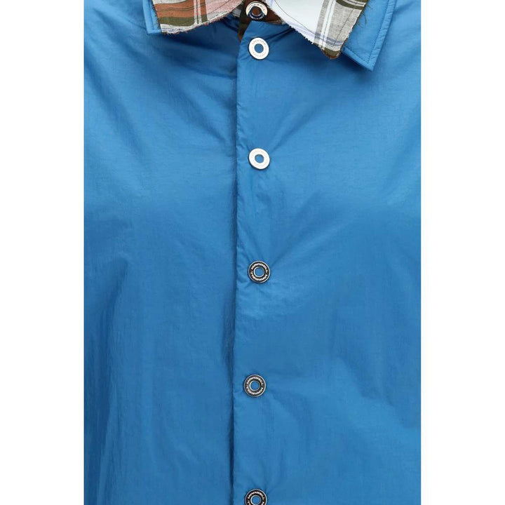 MARBELL Sample Sale MARBELL Blue Polyamide Dress Shirt - | Designer outlet