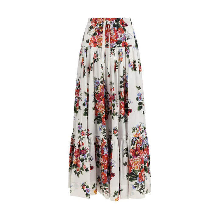 Dolce & Gabbana Sample Sale Dolce & Gabbana Multicolor Cotton Long Skirt - | Designer outlet