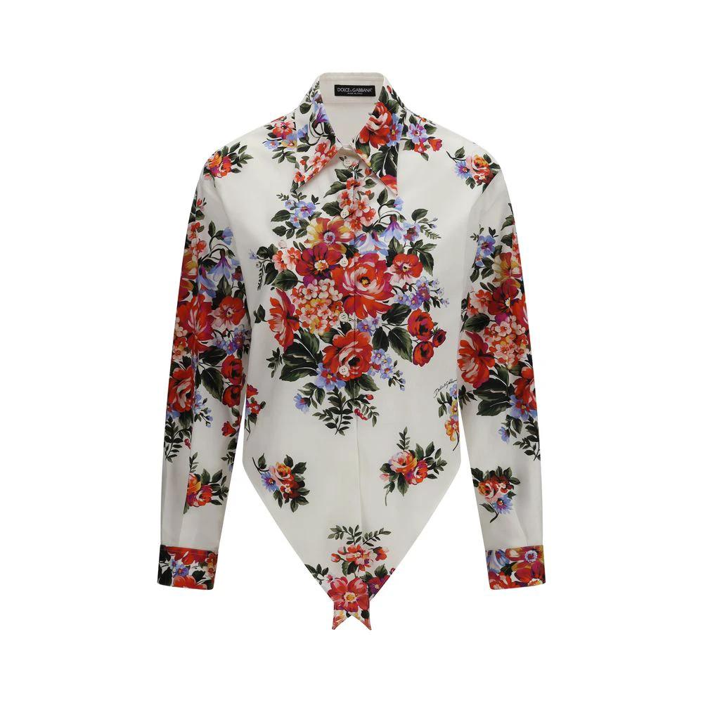 Dolce &amp; Gabbana Sample Sale Dolce &amp; Gabbana Multicolor Cotton Pattern Shirt - | Designer outlet