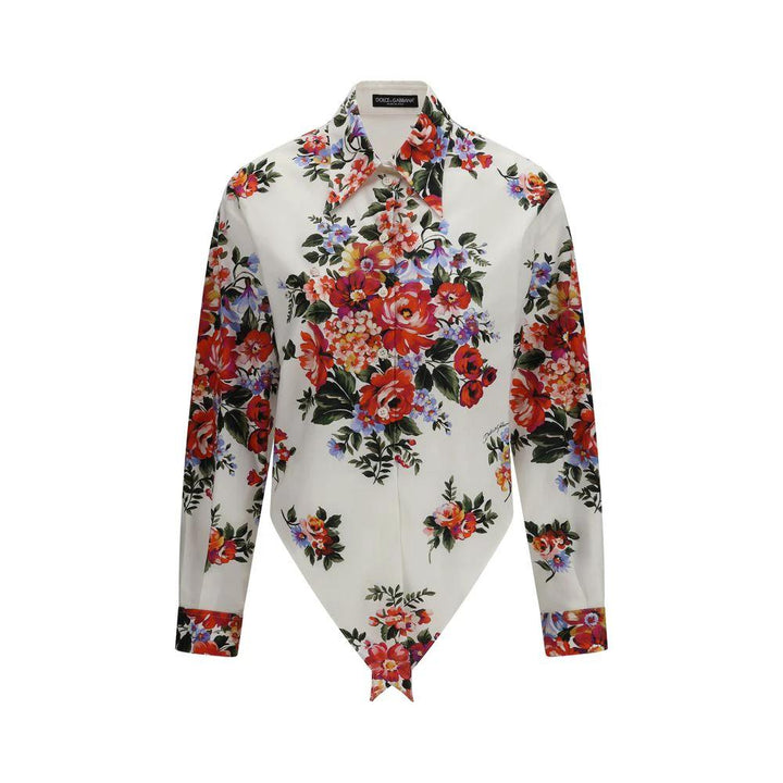 Dolce &amp; Gabbana Sample Sale Dolce &amp; Gabbana Multicolor Cotton Pattern Shirt - | Designer outlet