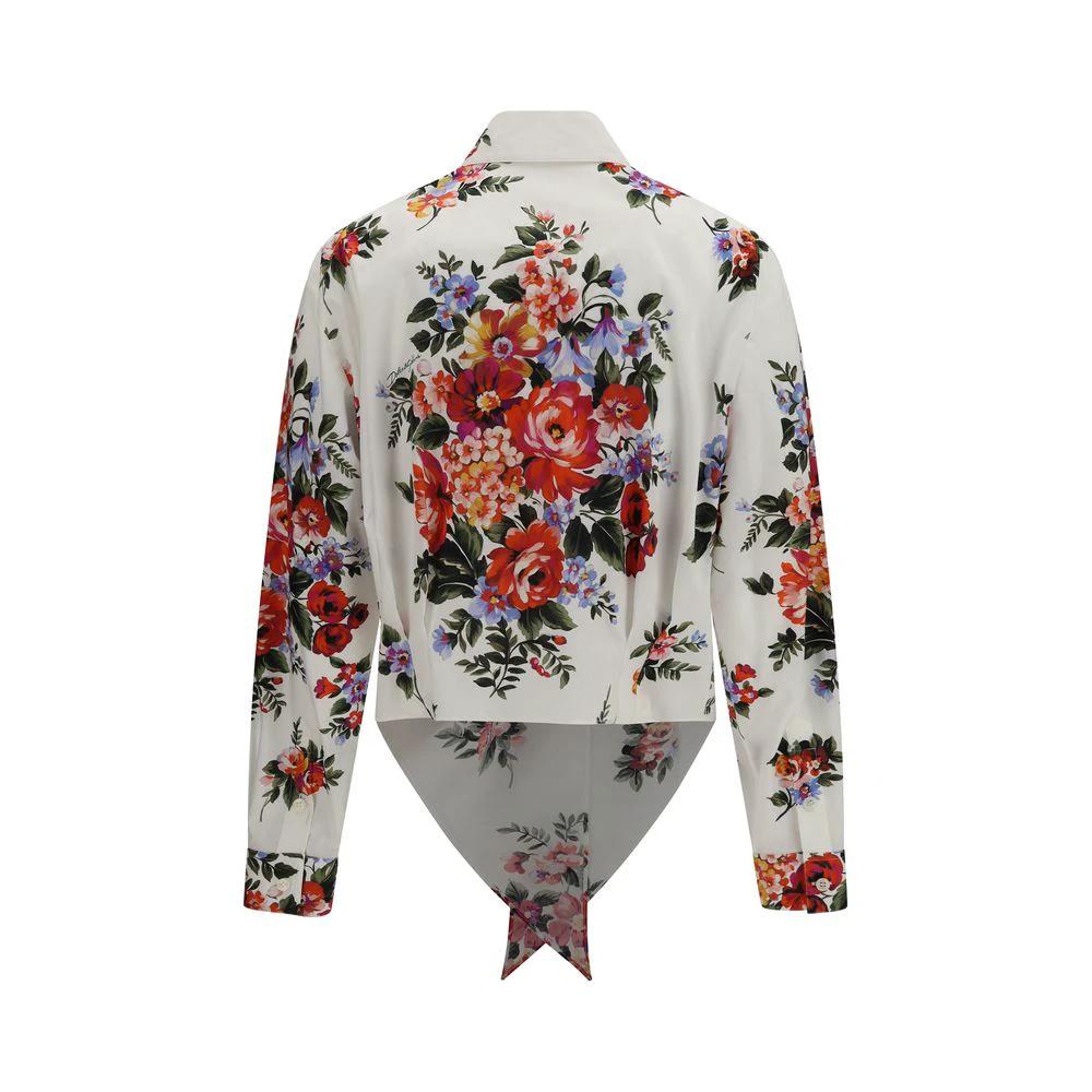 Dolce &amp; Gabbana Sample Sale Dolce &amp; Gabbana Multicolor Cotton Pattern Shirt - | Designer outlet