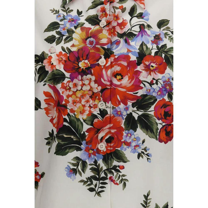 Dolce &amp; Gabbana Sample Sale Dolce &amp; Gabbana Multicolor Cotton Pattern Shirt - | Designer outlet