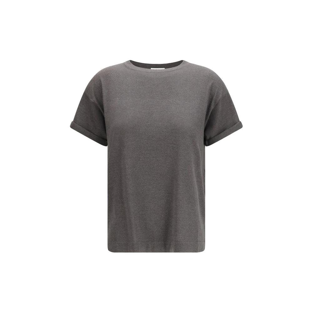 Brunello Cucinelli Sample Sale Brunello Cucinelli Gray Nylon T-Shirt - | Designer outlet