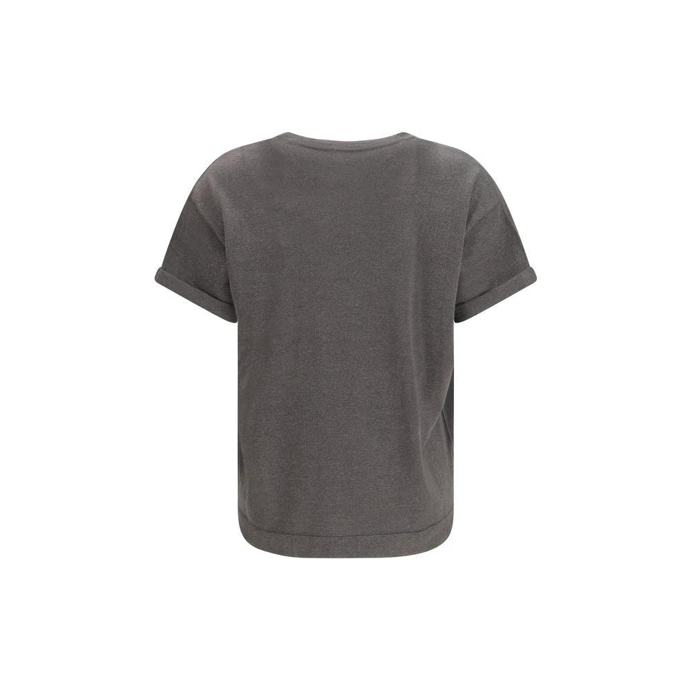 Brunello Cucinelli Sample Sale Brunello Cucinelli Gray Nylon T-Shirt - | Designer outlet
