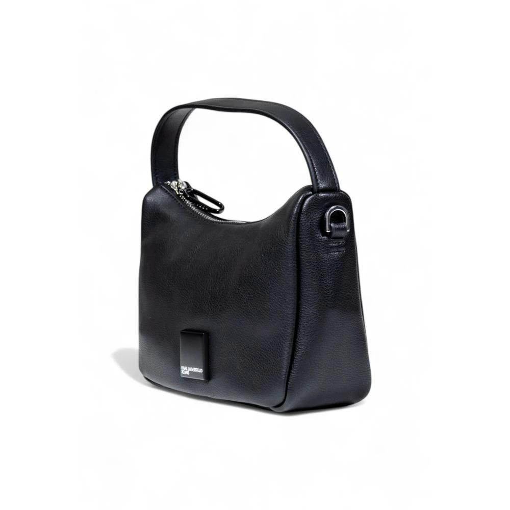 Karl Lagerfeld Sample Sale Karl Lagerfeld Black Artificial Leather Handbag - | Designer outlet