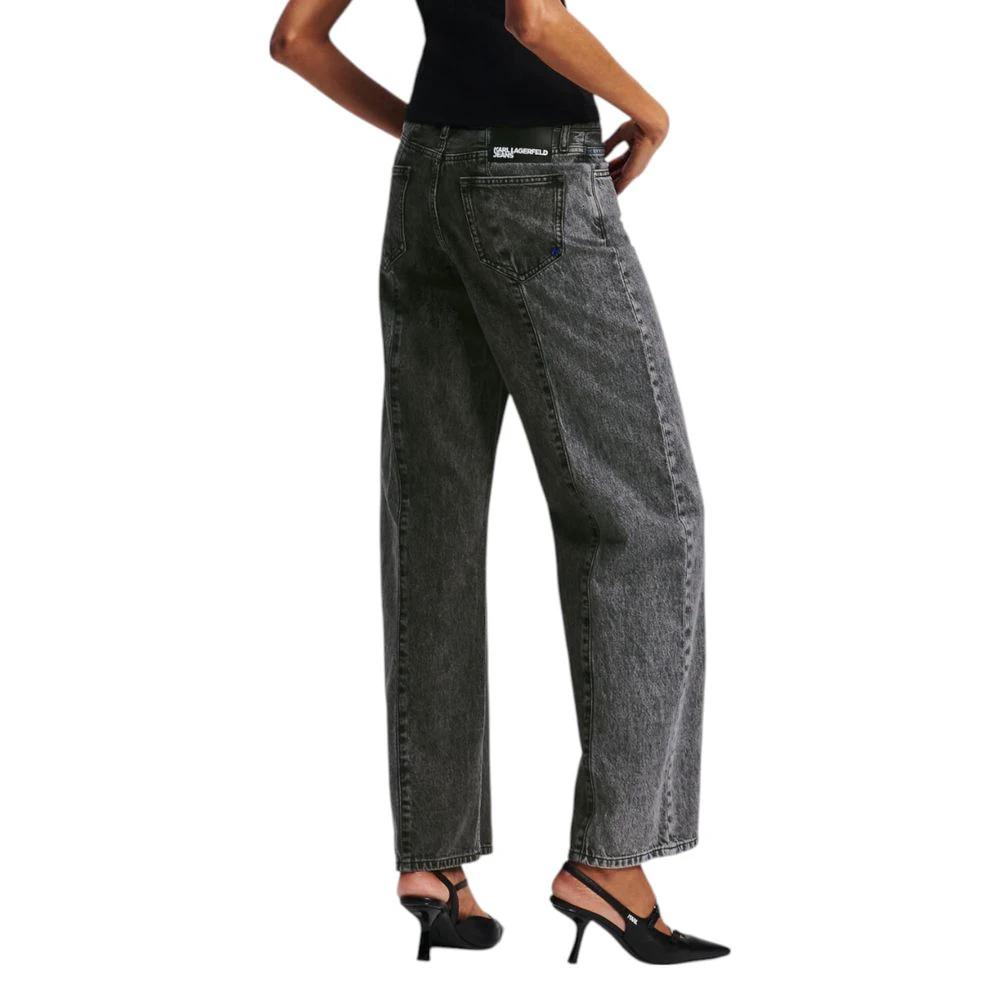 Karl Lagerfeld Sample Sale Karl Lagerfeld Black Cotton Relaxed Fit Jeans - | Designer outlet
