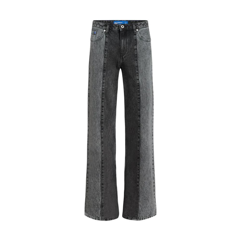 Karl Lagerfeld Sample Sale Karl Lagerfeld Black Cotton Relaxed Fit Jeans - | Designer outlet