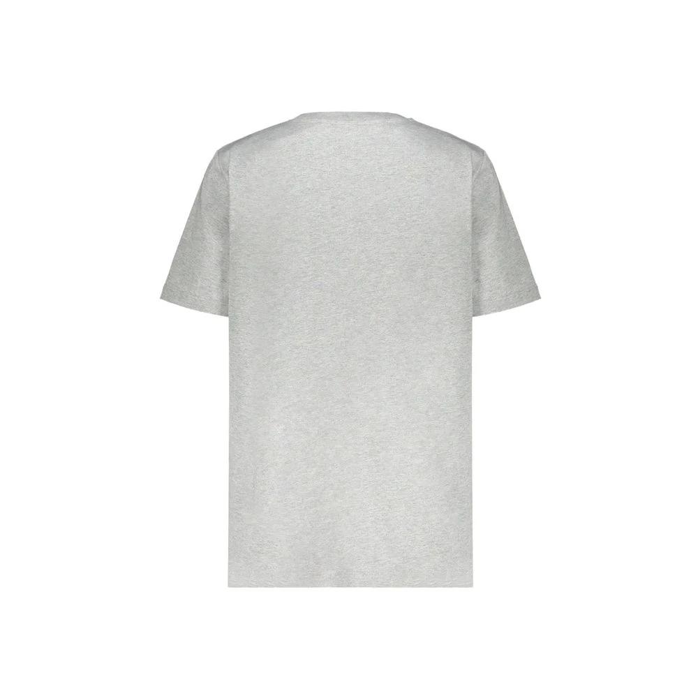 Balmain Gray Cotton T-Shirt