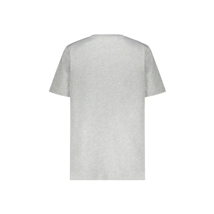 Balmain Gray Cotton T-Shirt