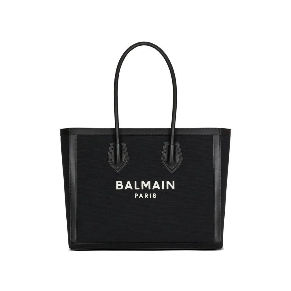 Balmain Sample Sale Balmain Black Cotton Tote Bag - | Designer outlet