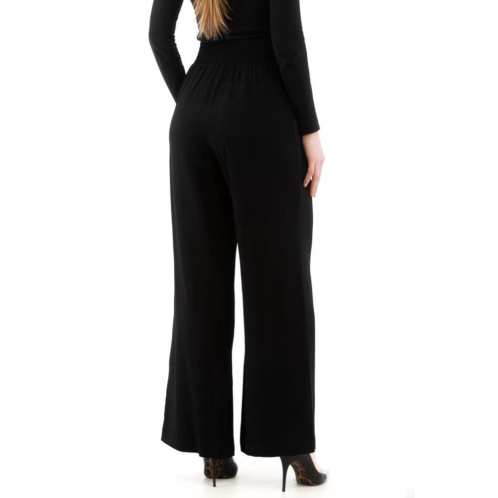 Moschino Black Marabou Casual Pants