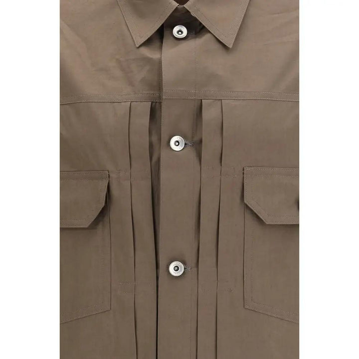 Sacai Sample Sale | Sacai Bicolor Cotton Coat - | Designer outlet