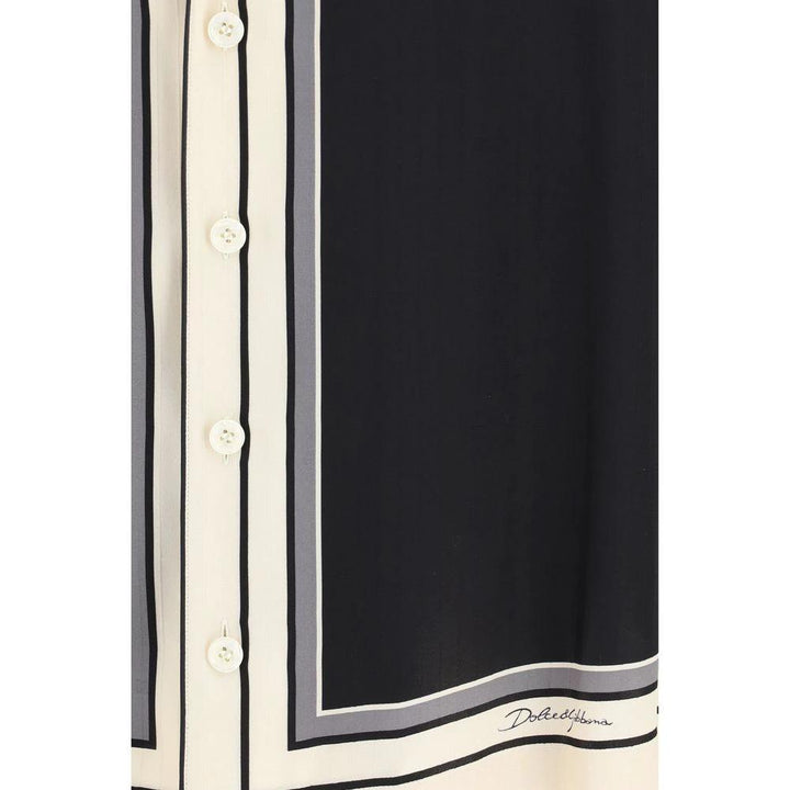 Dolce &amp; Gabbana Sample Sale Dolce &amp; Gabbana Multicolor Silk Pattern Shirt - | Designer outlet