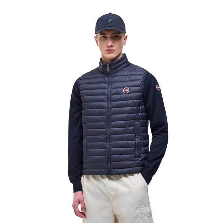 Colmar Originals Sample Sale Colmar Originals Blue Polyamide Sleveless Jacket - | Designer outlet