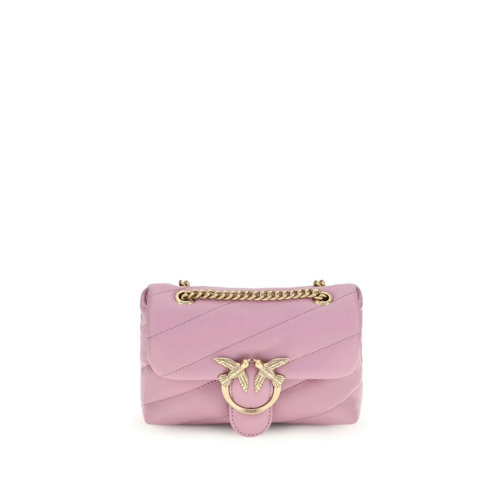 PINKO Sample Sale PINKO Purple Calf Leather Bos Taurus Shoulder Bag - | Designer outlet
