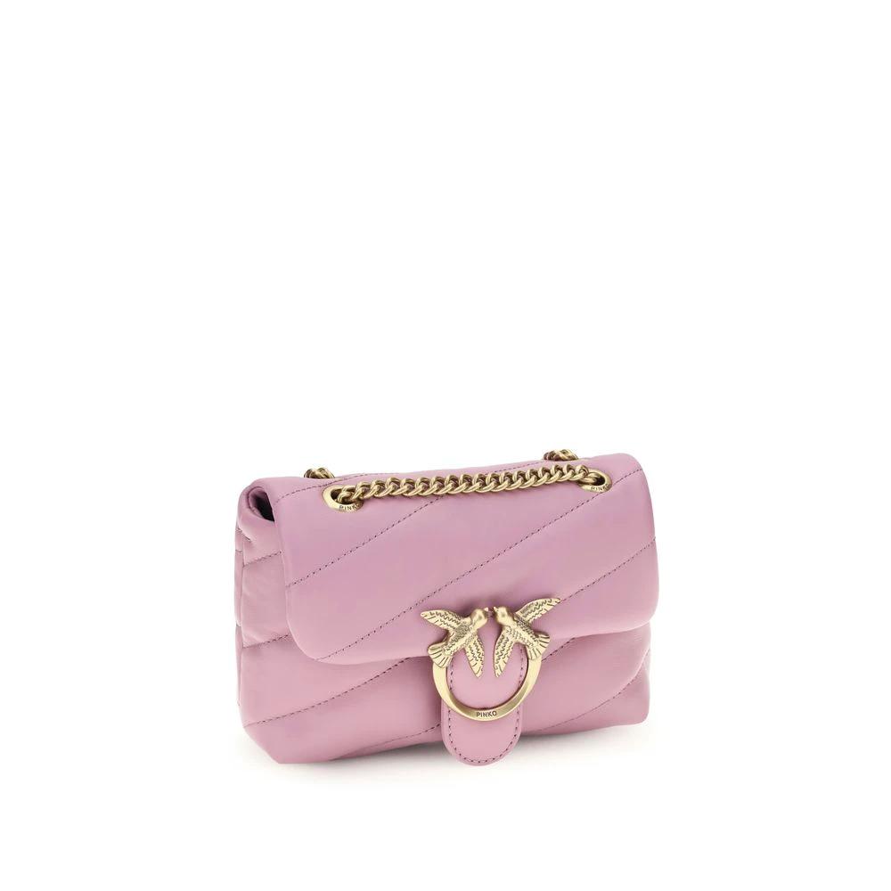 PINKO Sample Sale PINKO Purple Calf Leather Bos Taurus Shoulder Bag - | Designer outlet