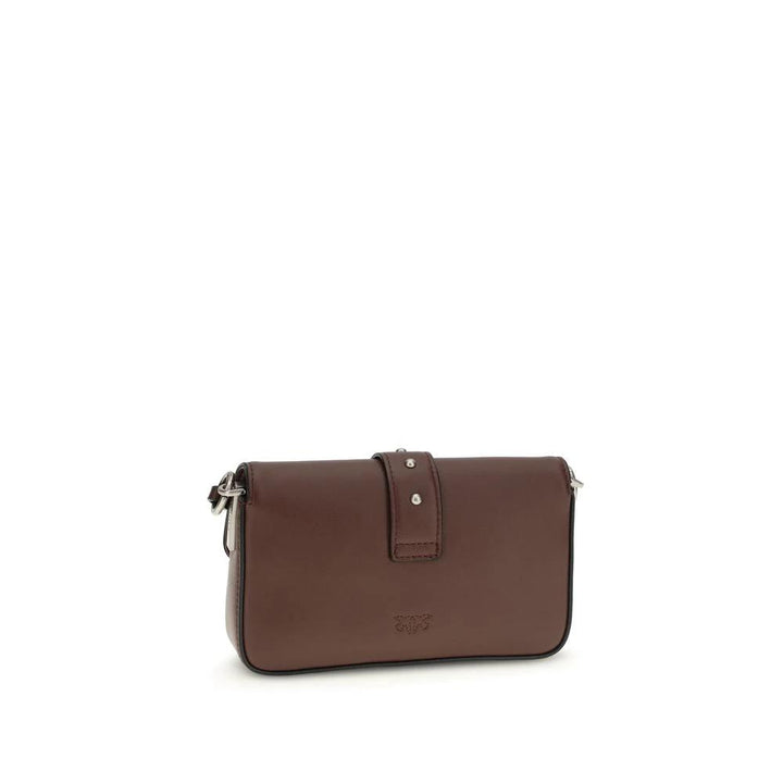PINKO Sample Sale PINKO Brown Calf Leather Bos Taurus Shoulder Bag - | Designer outlet