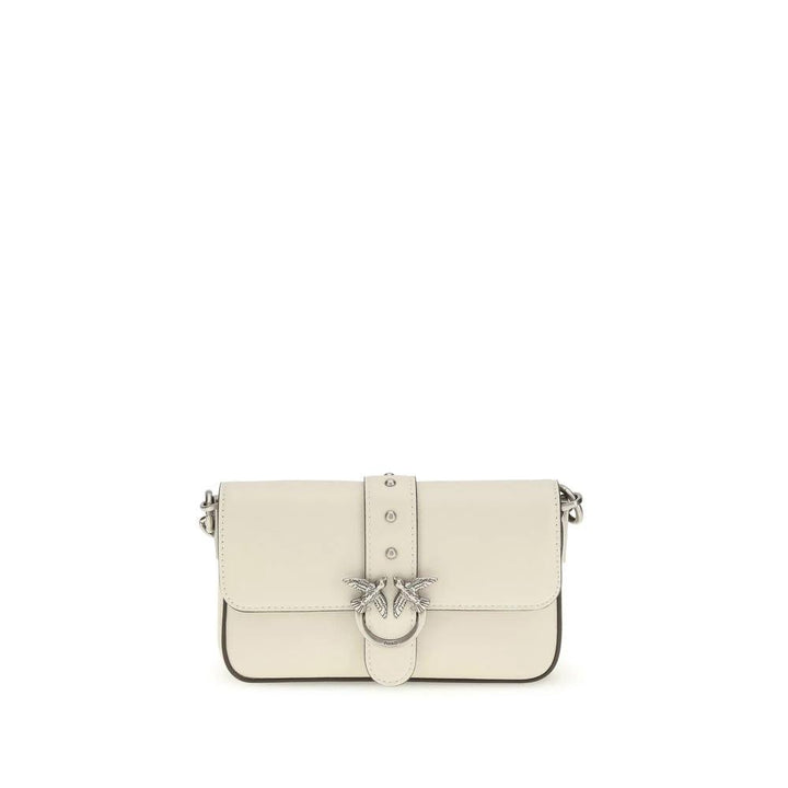 PINKO Sample Sale PINKO White Calf Leather Bos Taurus Shoulder Bag - | Designer outlet