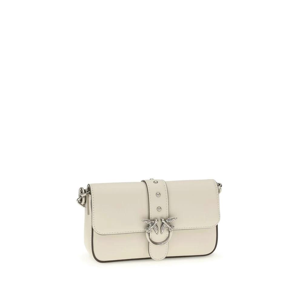 PINKO Sample Sale PINKO White Calf Leather Bos Taurus Shoulder Bag - | Designer outlet