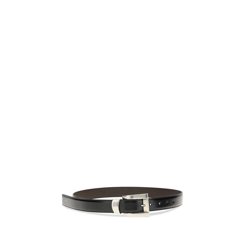 Versace Sample Sale Versace Black Calf Leather Bos Taurus Regular Belt - | Designer outlet