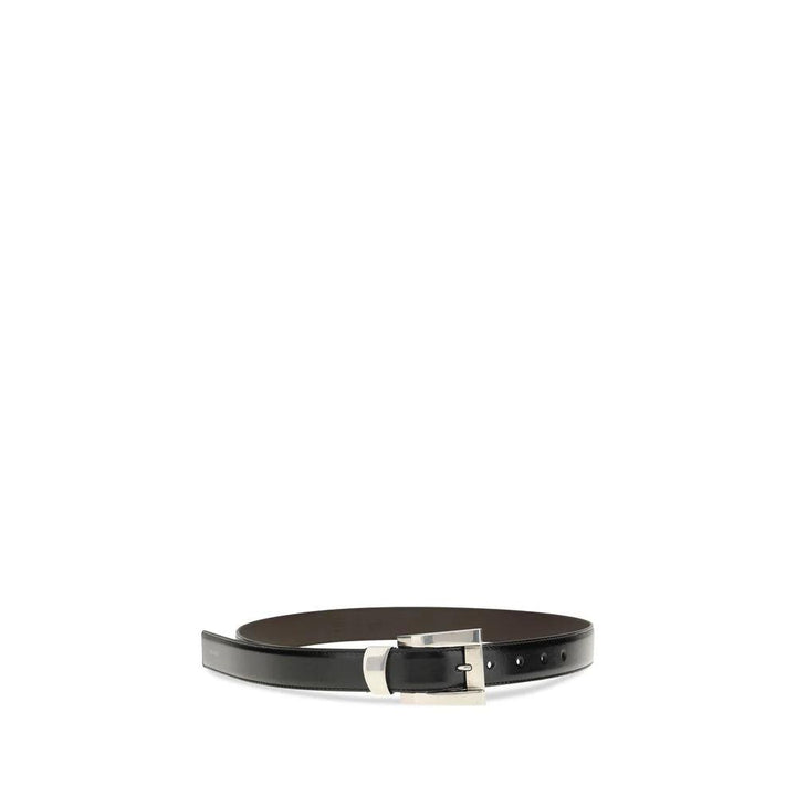 Versace Sample Sale Versace Black Calf Leather Bos Taurus Regular Belt - | Designer outlet