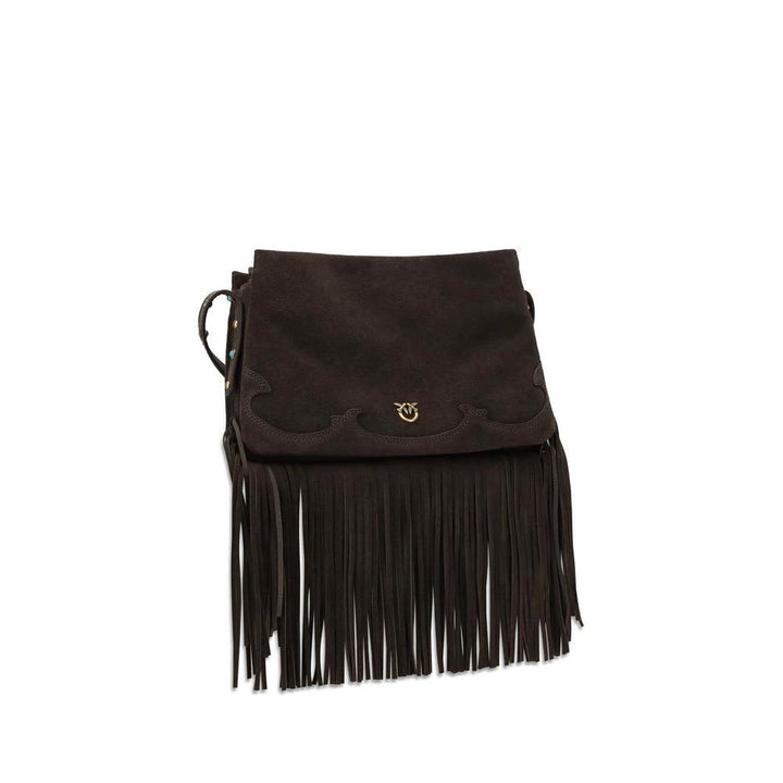 PINKO Sample Sale PINKO Brown Calf Leather Bos Taurus Shoulder Bag - | Designer outlet