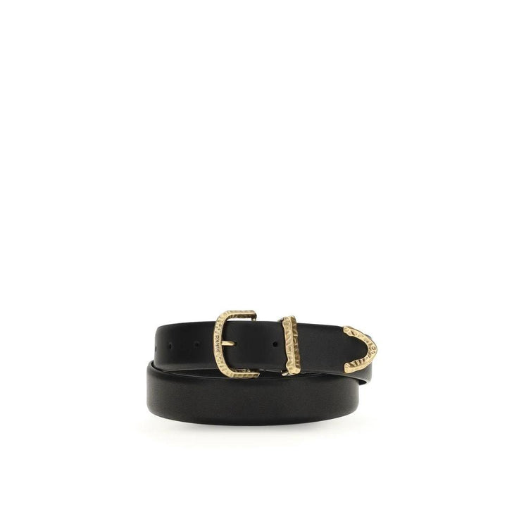 PINKO Sample Sale PINKO Black Calf Leather Bos Taurus Regular Belt - | Designer outlet