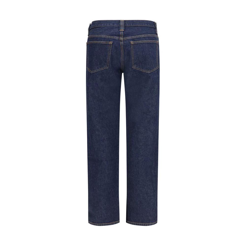 Khaite Sample Sale Khaite Blue Cotton Straight-Leg Jeans - | Designer outlet