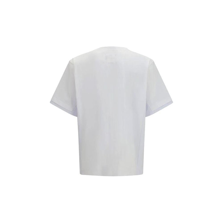 Sacai Sample Sale Sacai White Cotton T-Shirt - | Designer outlet