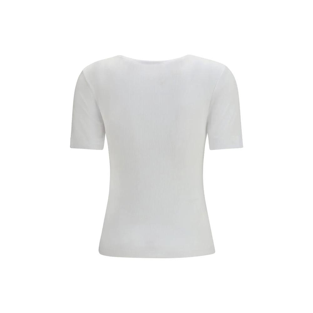 Ganni Sample Sale Ganni White Cotton T-Shirt - | Designer outlet