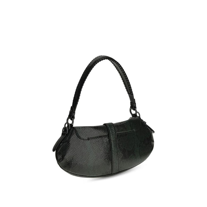 Ganni Sample Sale Ganni Blue Recycled Leather Shoulder Bag - | Designer outlet