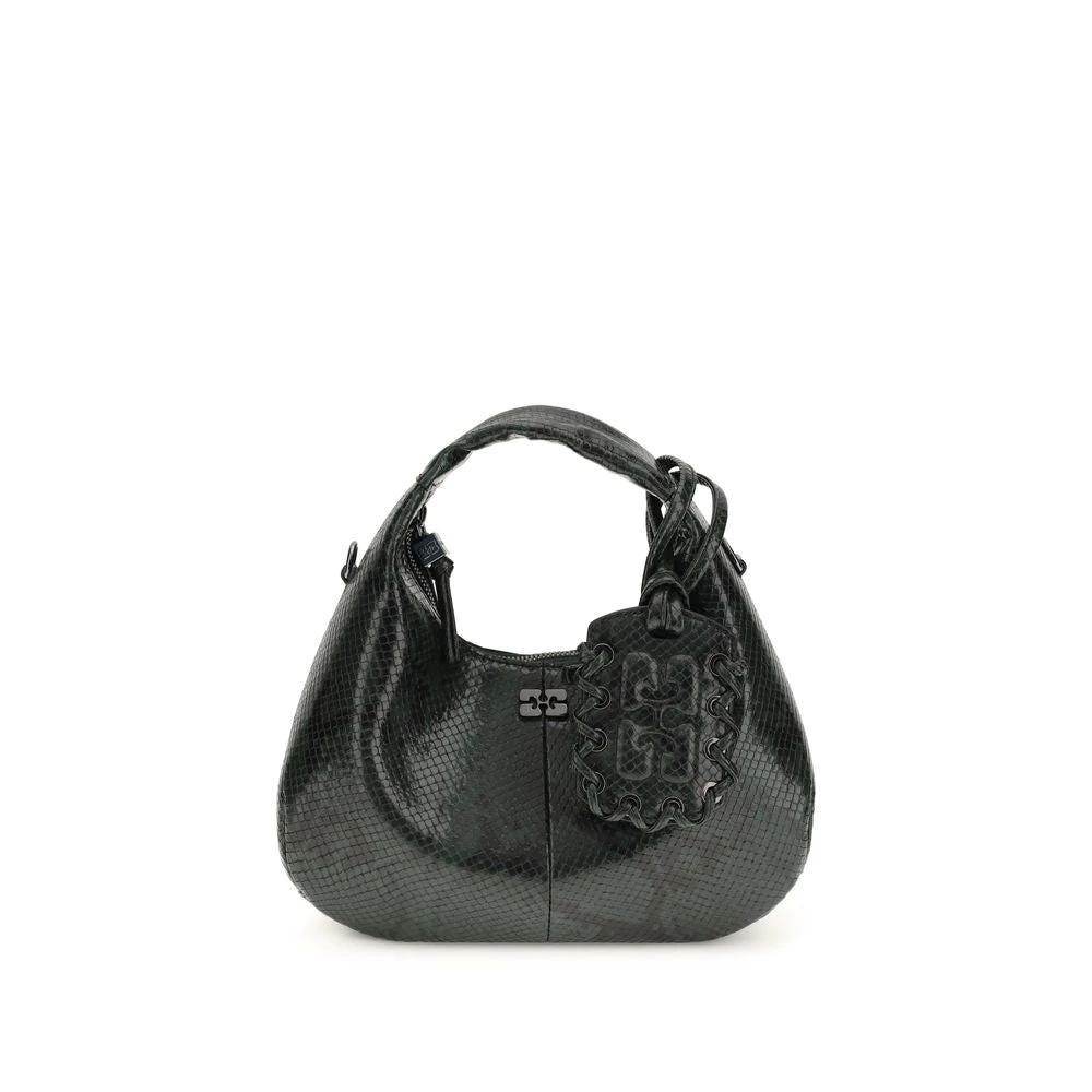 Ganni Sample Sale Ganni Black Recycled Polyester Handbag - | Designer outlet