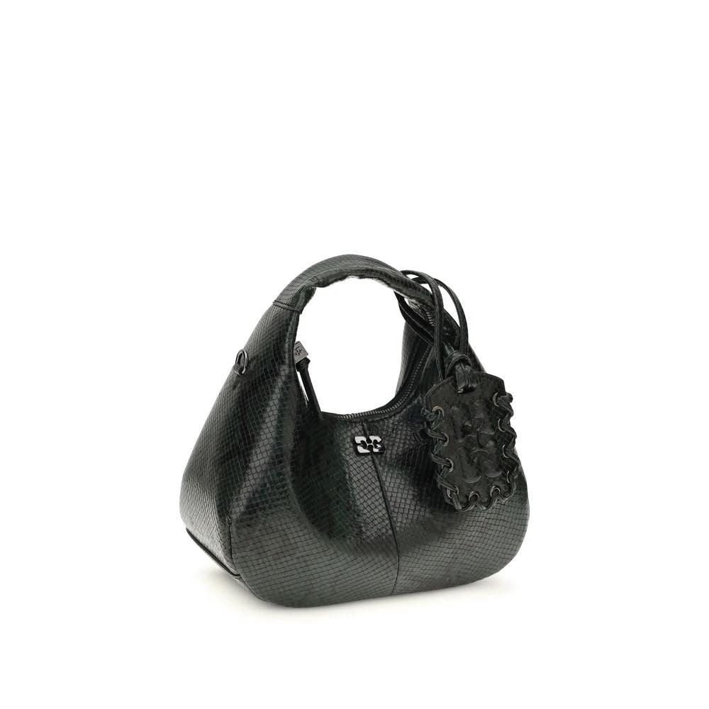 Ganni Sample Sale Ganni Black Recycled Polyester Handbag - | Designer outlet