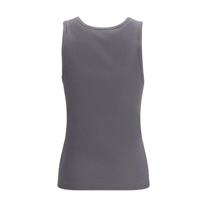 Dolce &amp; Gabbana Gray Cotton Tank Tops