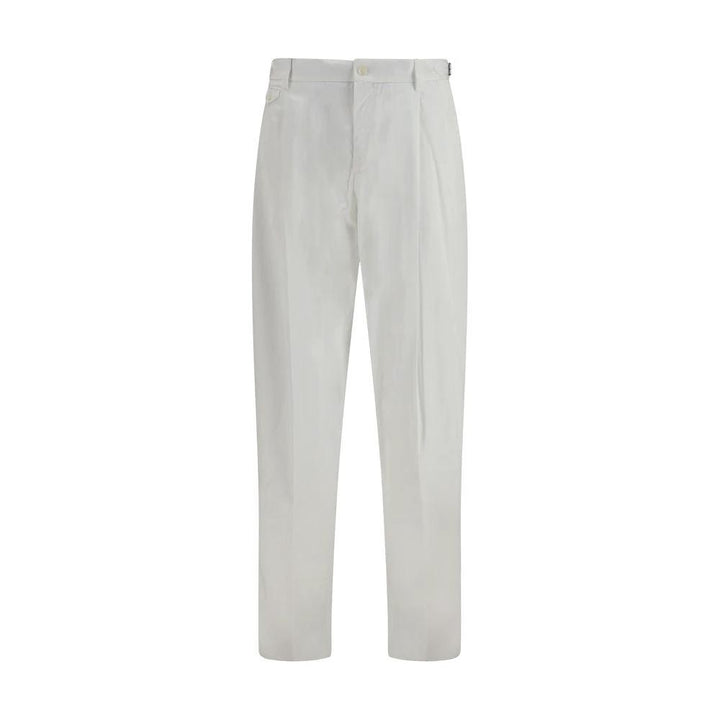 Dolce &amp; Gabbana Sample Sale Dolce &amp; Gabbana White Cotton Casual Pants - | Designer outlet
