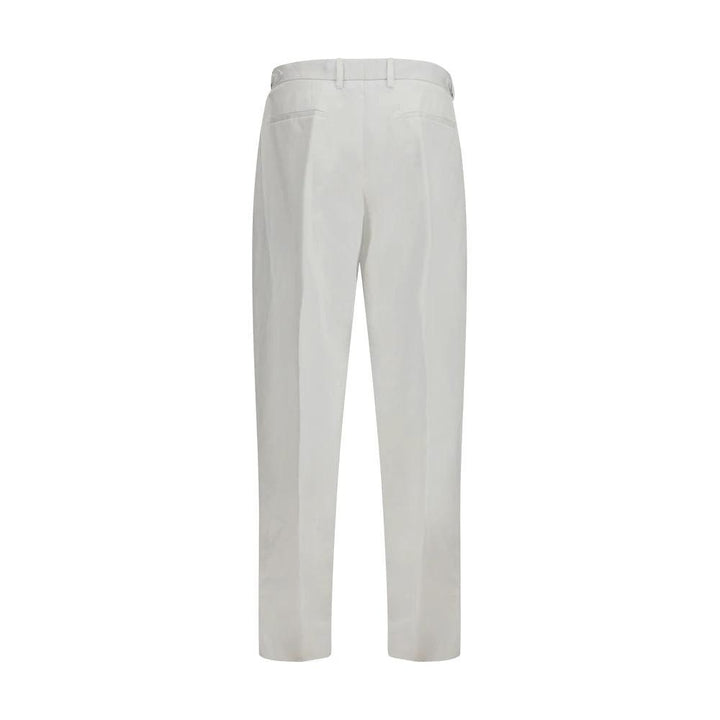 Dolce &amp; Gabbana Sample Sale Dolce &amp; Gabbana White Cotton Casual Pants - | Designer outlet