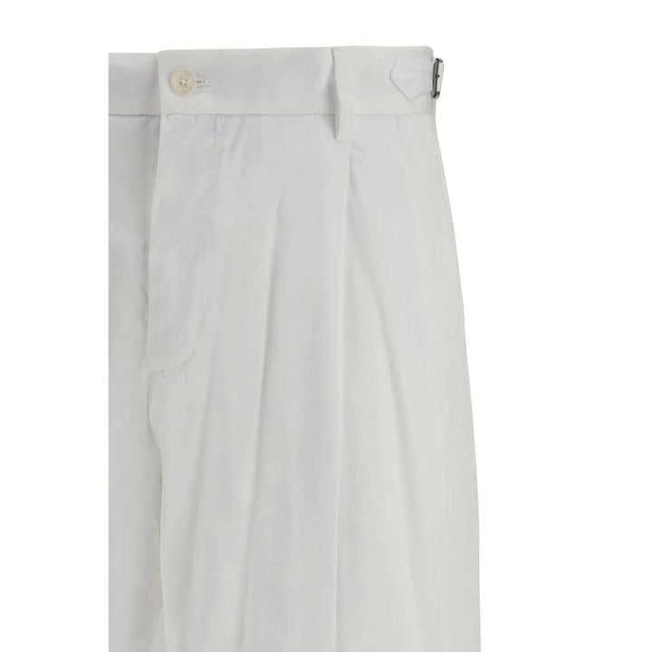 Dolce &amp; Gabbana Sample Sale Dolce &amp; Gabbana White Cotton Casual Pants - | Designer outlet