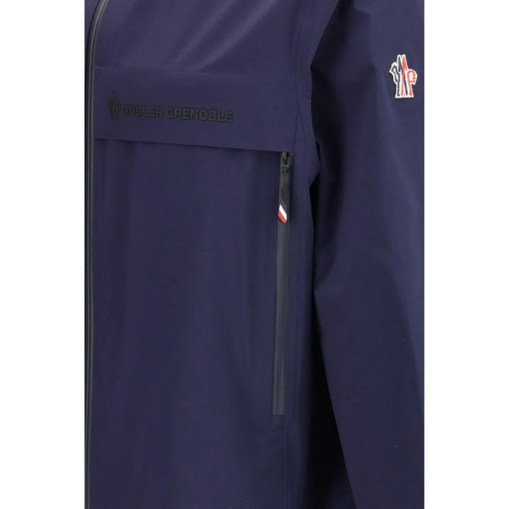 Moncler Grenoble Blue Polyamide Shell Jacket