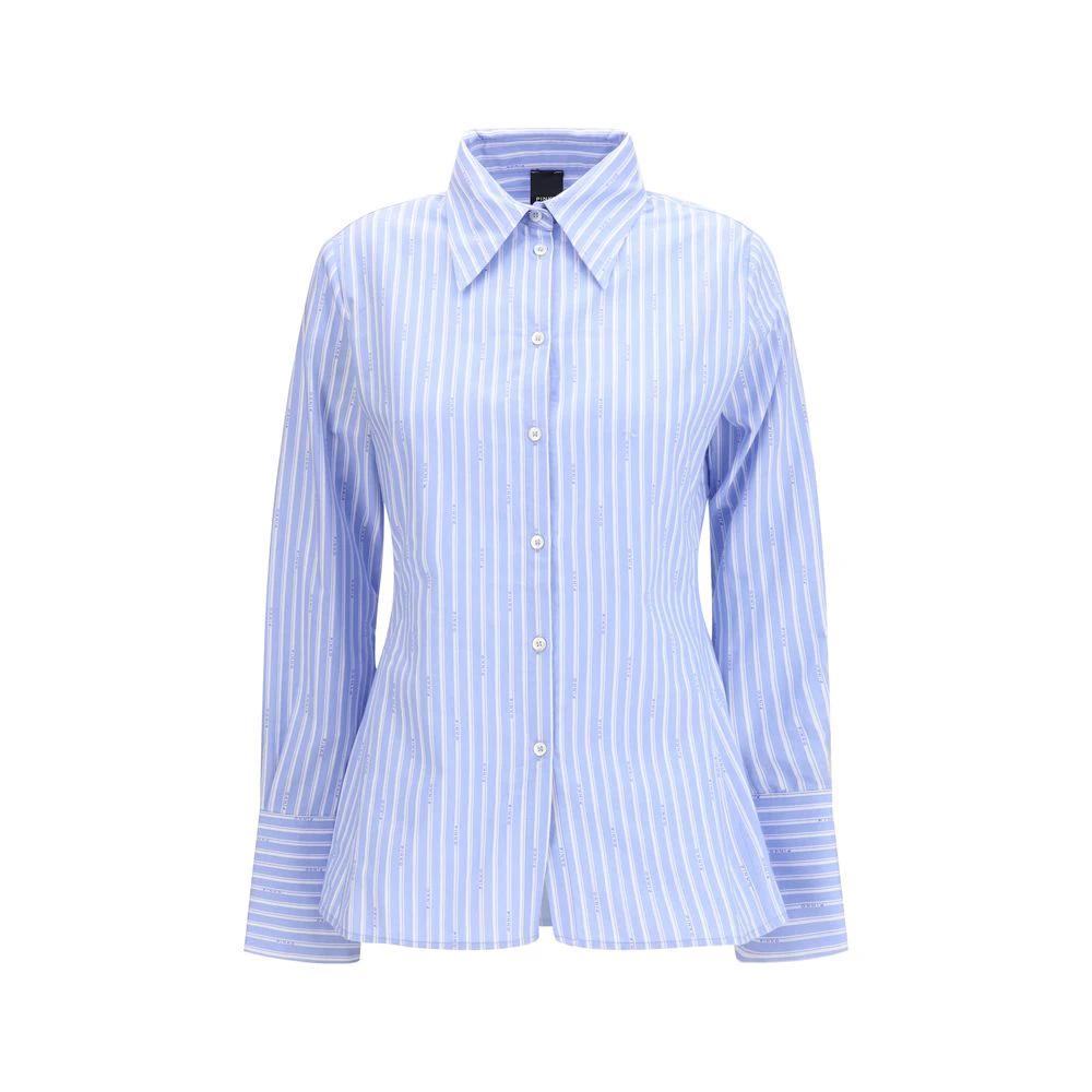 PINKO Sample Sale PINKO Blue Cotton Pattern Shirt - | Designer outlet