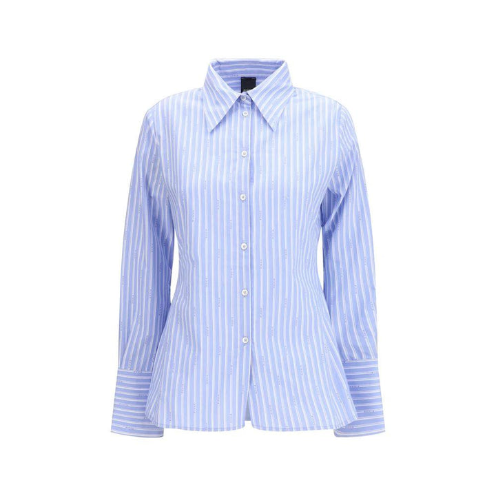 PINKO Sample Sale PINKO Blue Cotton Pattern Shirt - | Designer outlet