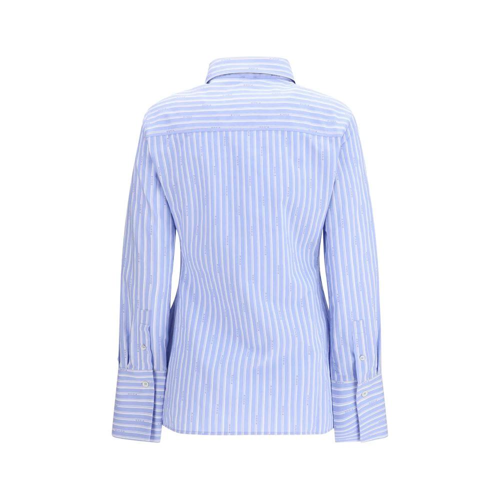 PINKO Sample Sale PINKO Blue Cotton Pattern Shirt - | Designer outlet