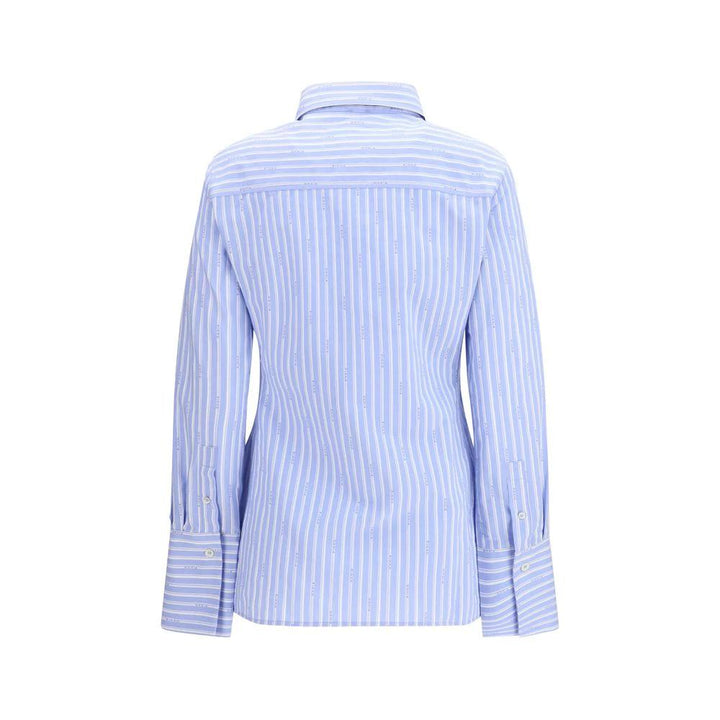 PINKO Sample Sale PINKO Blue Cotton Pattern Shirt - | Designer outlet