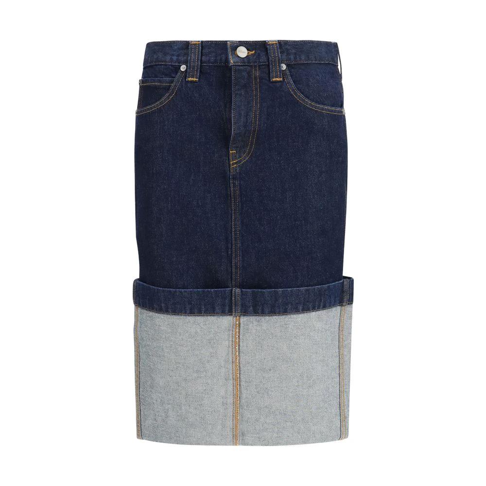 Khaite Sample Sale Khaite Blue Denim Skirt - | Designer outlet