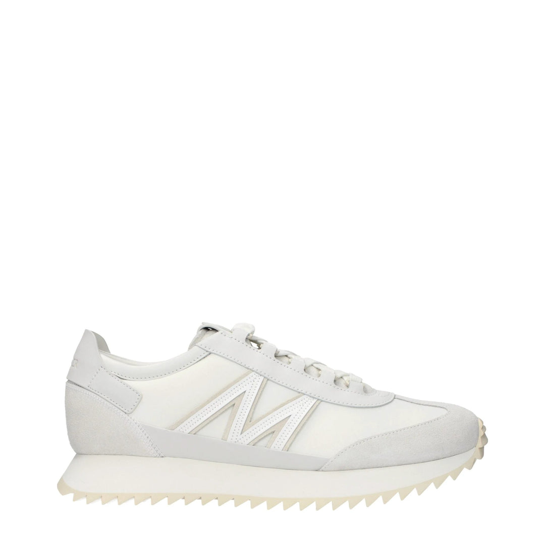Moncler Sample Sale Moncler White Leather Athletic Sneakers - | Designer outlet