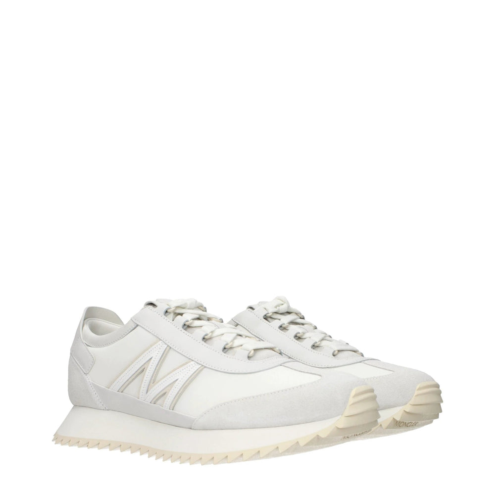 Moncler Sample Sale Moncler White Leather Athletic Sneakers - | Designer outlet