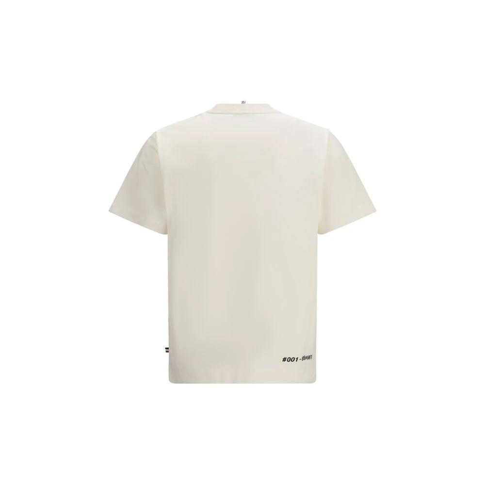 Moncler Grenoble White Cotton T-Shirt