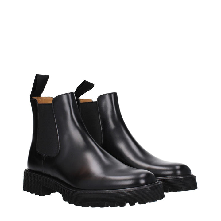Church's Sample Sale Church's Black Leather Ankle Boots - | Designer outlet
